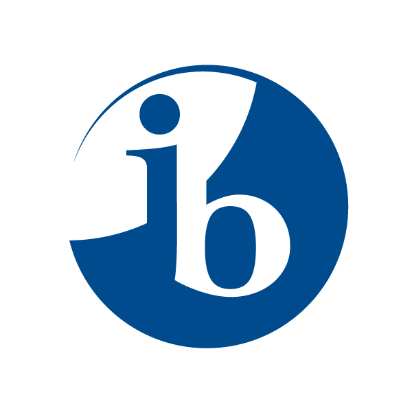 Logotipo do IB (International Baccalaureate), certificação internacional oferecida pela RED HOUSE